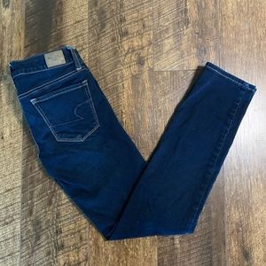 American Eagle Dark Super Stretch Skinny Jeans